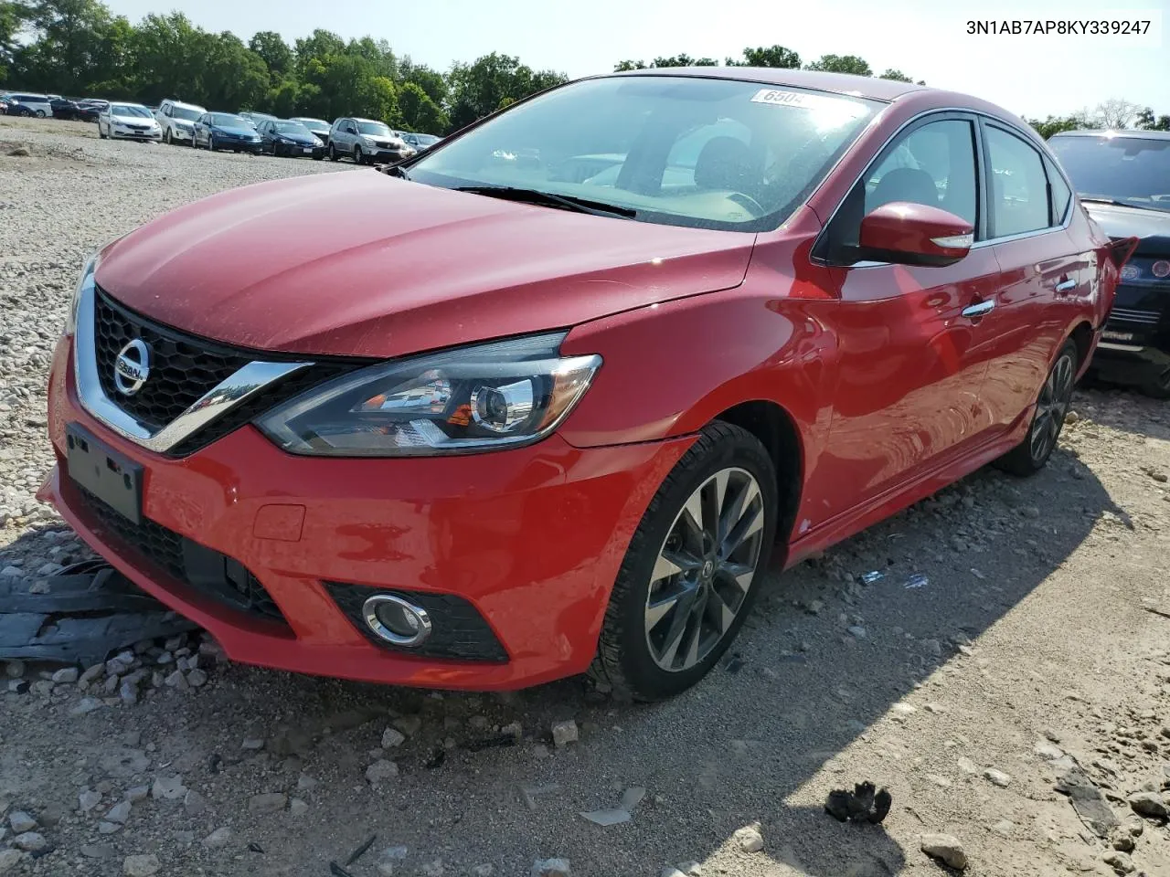 2019 Nissan Sentra S VIN: 3N1AB7AP8KY339247 Lot: 65041854