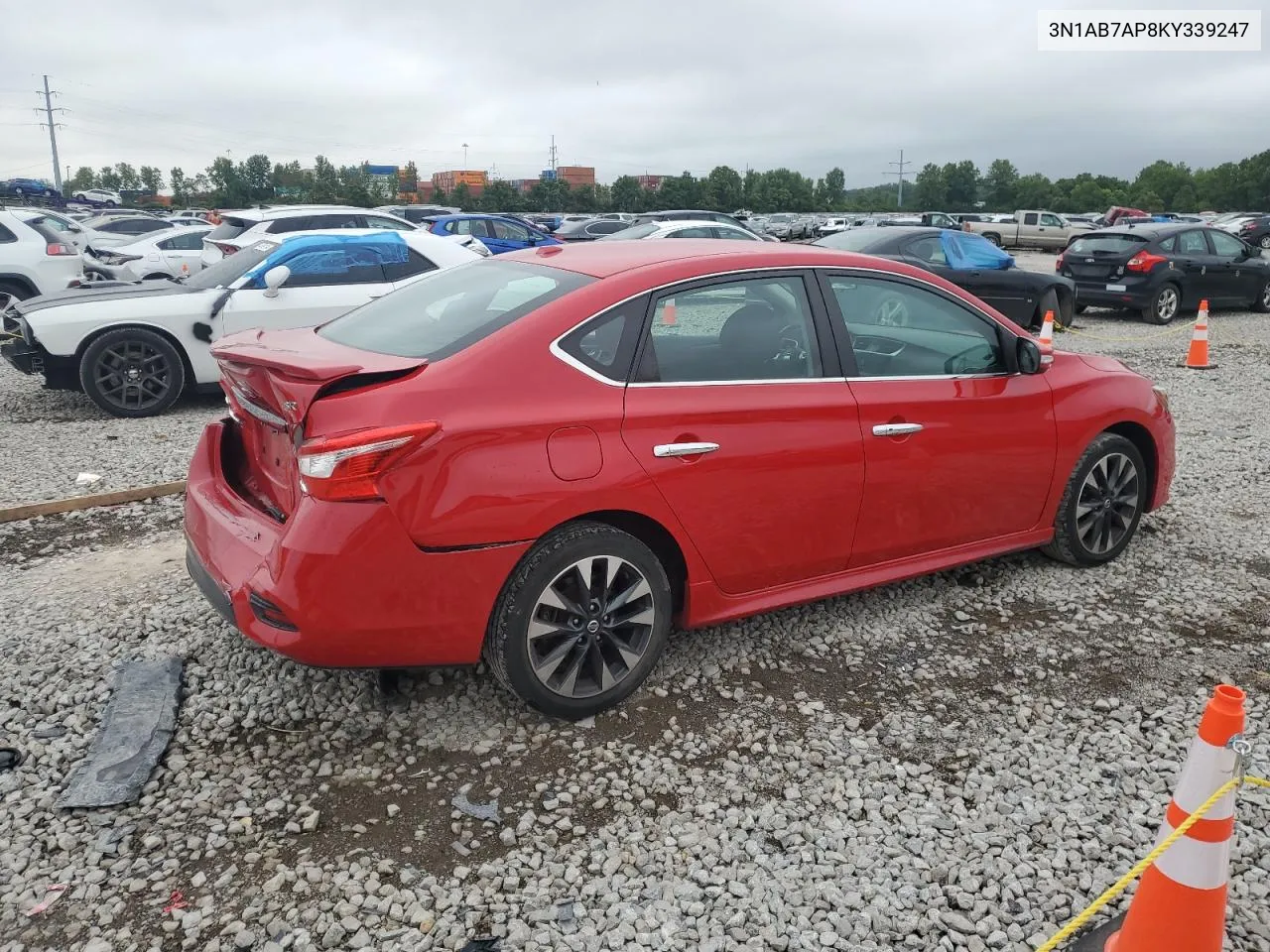 2019 Nissan Sentra S VIN: 3N1AB7AP8KY339247 Lot: 65041854