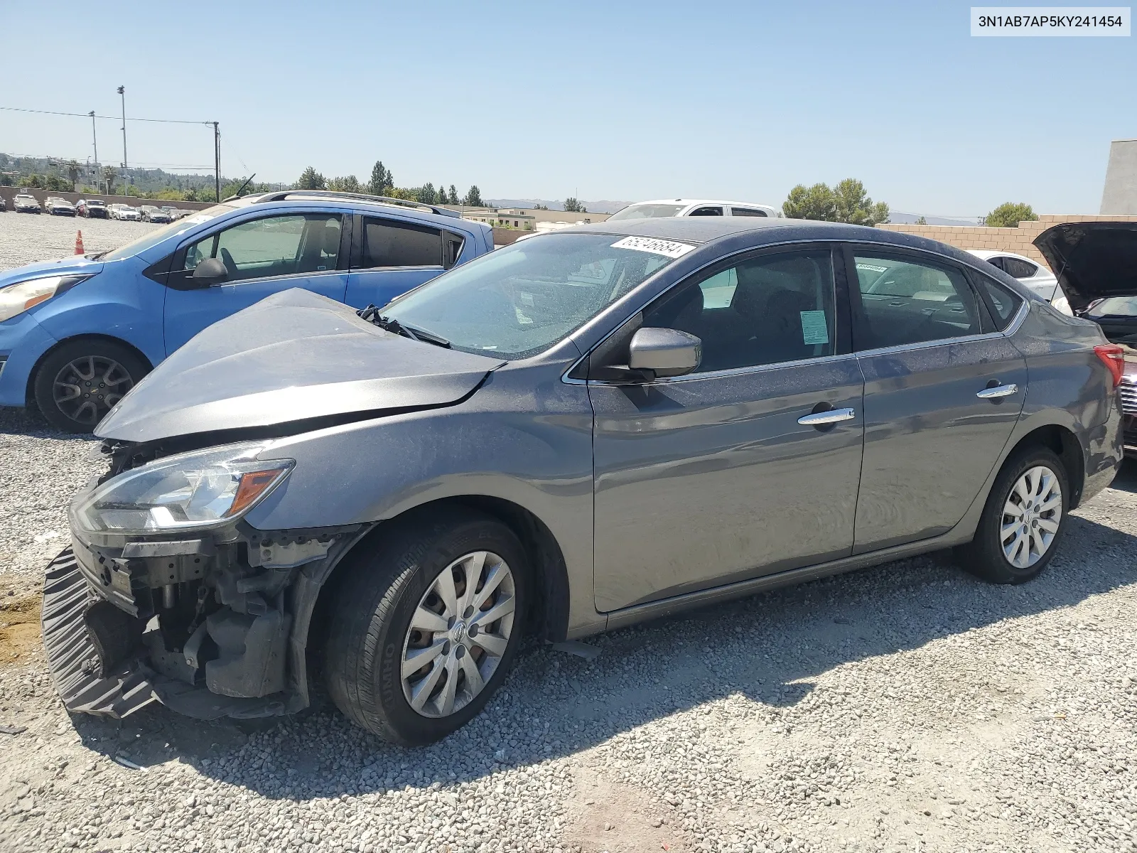 2019 Nissan Sentra S VIN: 3N1AB7AP5KY241454 Lot: 65246684