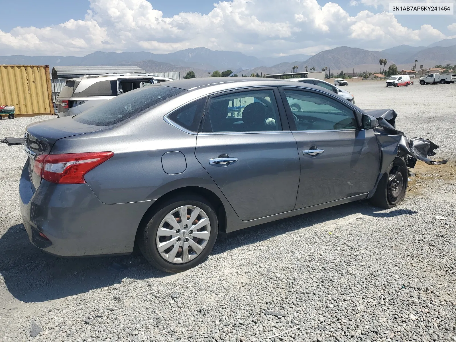 2019 Nissan Sentra S VIN: 3N1AB7AP5KY241454 Lot: 65246684