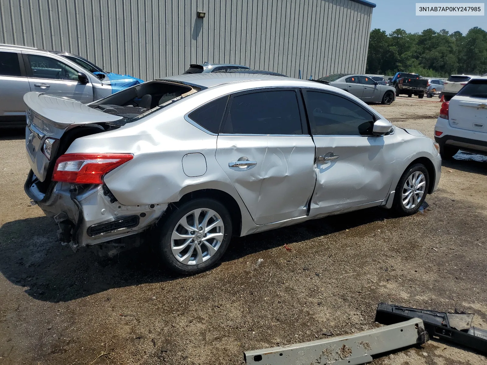 3N1AB7AP0KY247985 2019 Nissan Sentra S