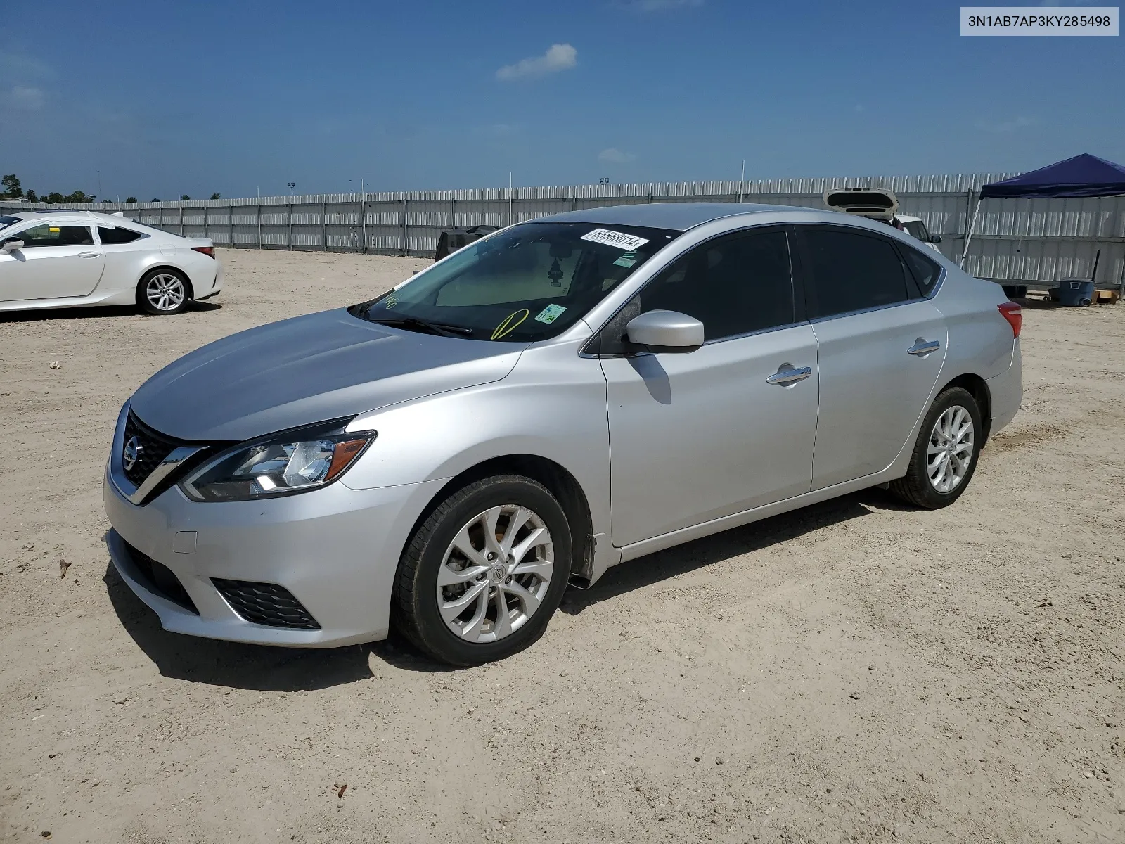 3N1AB7AP3KY285498 2019 Nissan Sentra S