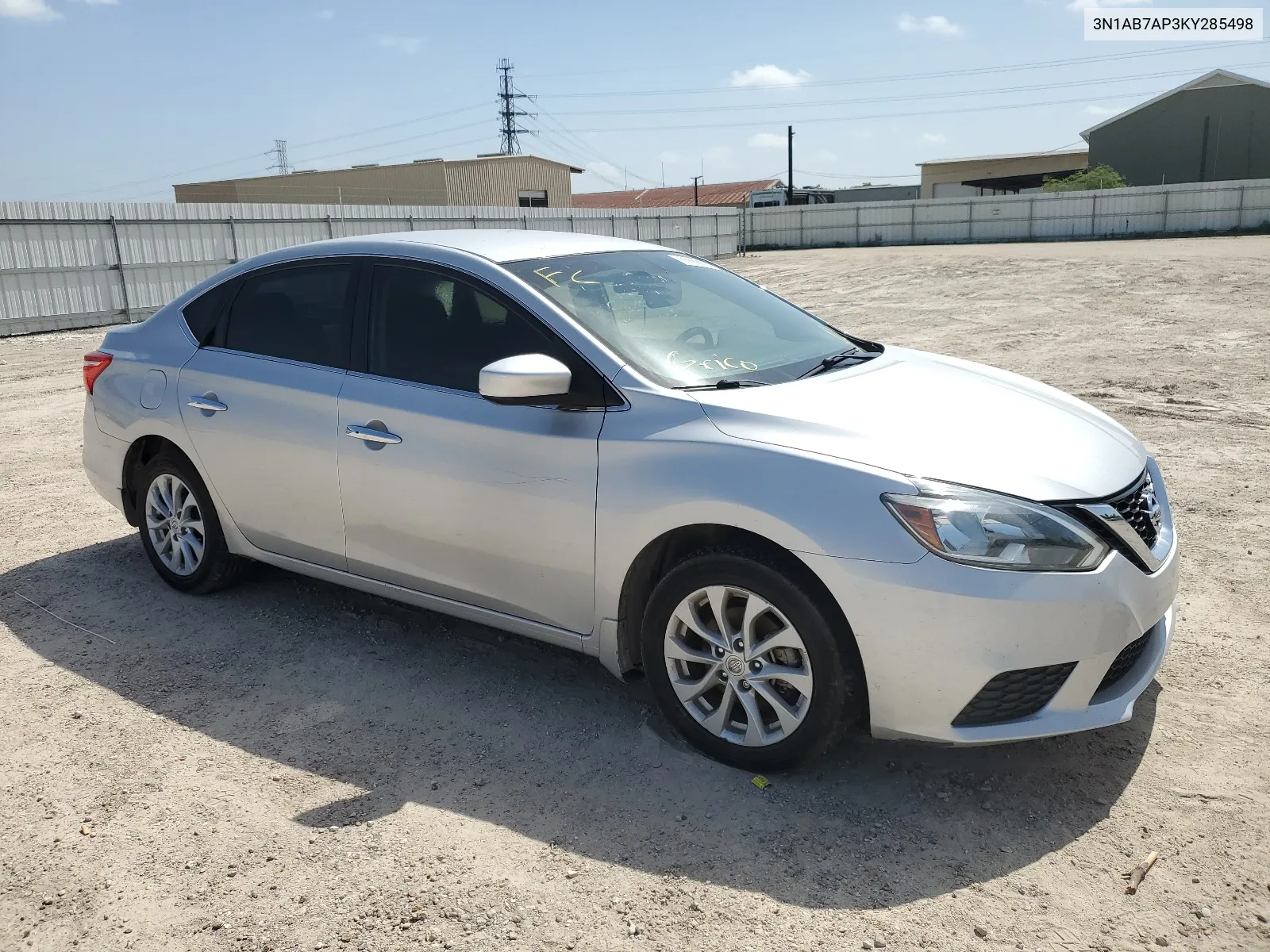 3N1AB7AP3KY285498 2019 Nissan Sentra S