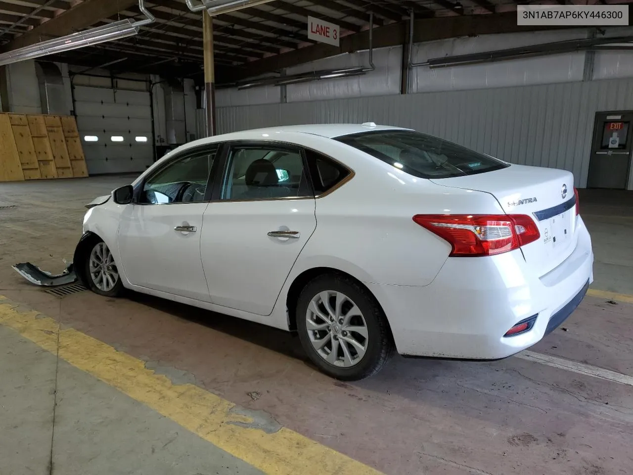 2019 Nissan Sentra S VIN: 3N1AB7AP6KY446300 Lot: 65576634