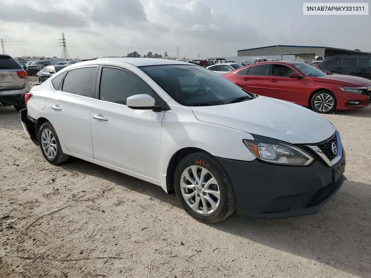 3N1AB7AP6KY331311 2019 Nissan Sentra S