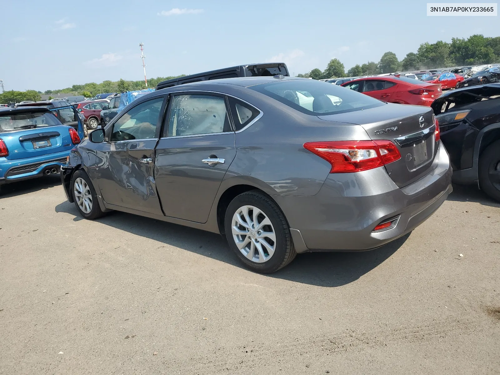 2019 Nissan Sentra S VIN: 3N1AB7AP0KY233665 Lot: 65623774