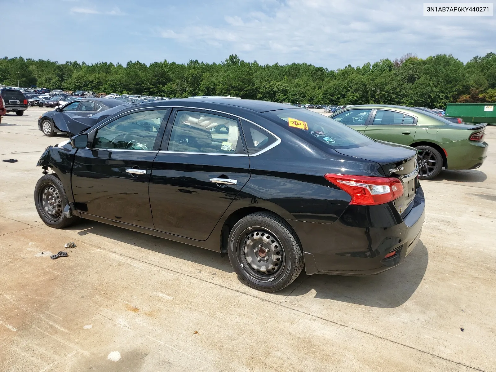 2019 Nissan Sentra S VIN: 3N1AB7AP6KY440271 Lot: 65630354