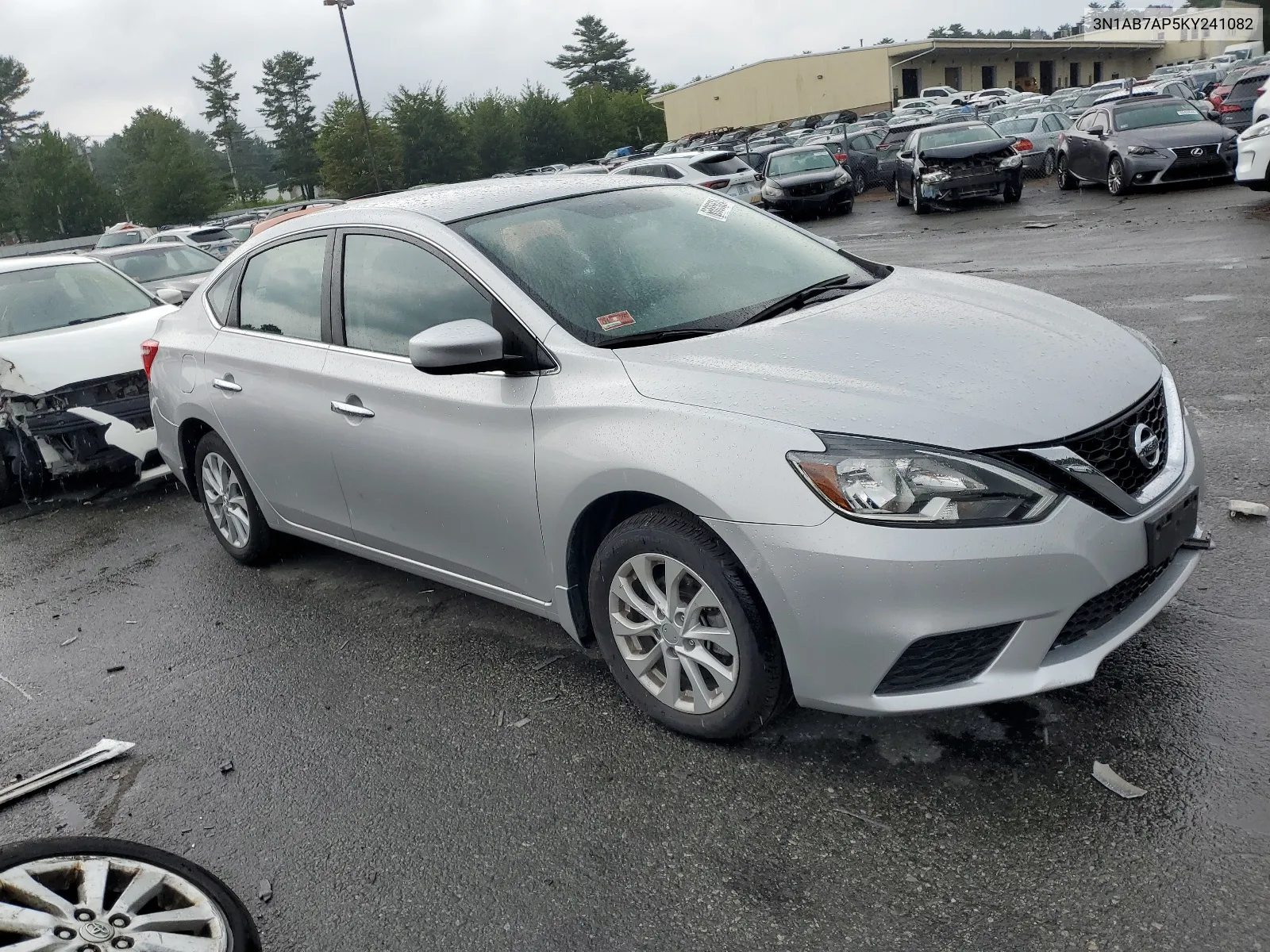 2019 Nissan Sentra S VIN: 3N1AB7AP5KY241082 Lot: 65685624