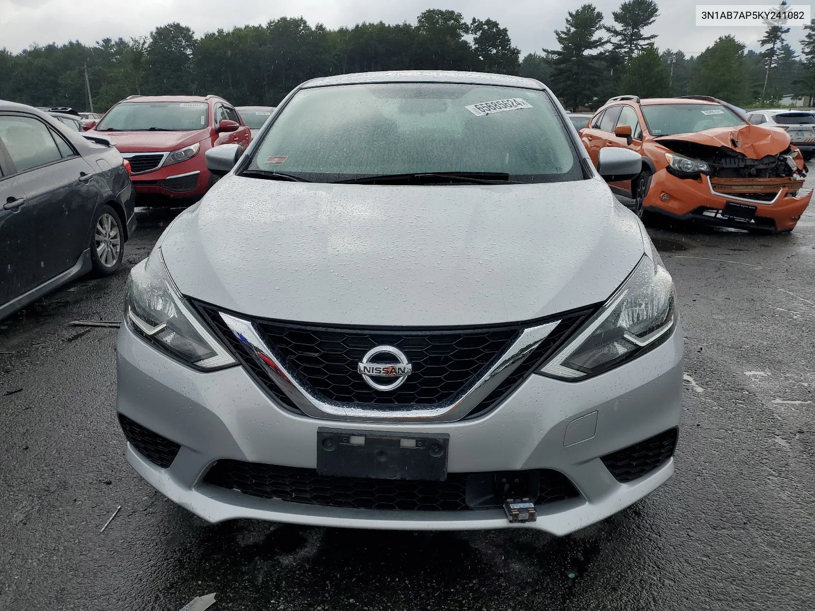 2019 Nissan Sentra S VIN: 3N1AB7AP5KY241082 Lot: 65685624