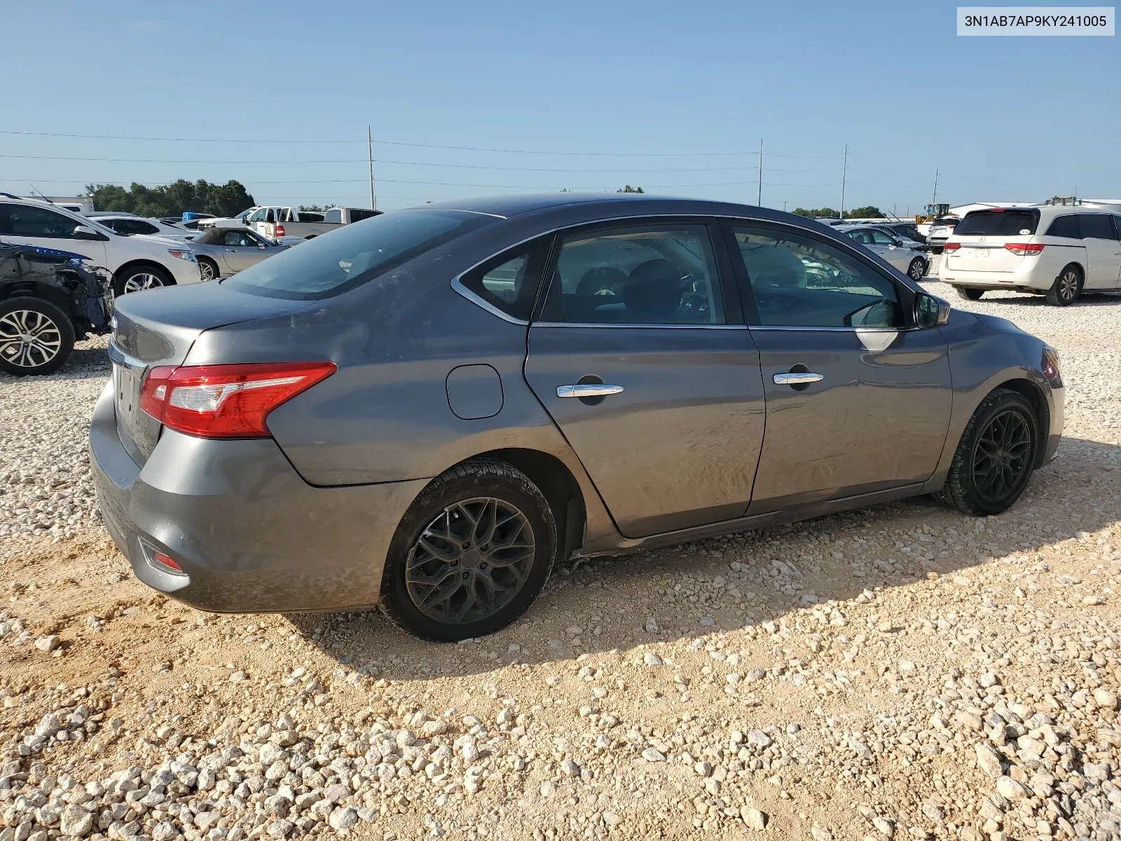 2019 Nissan Sentra S VIN: 3N1AB7AP9KY241005 Lot: 65780634