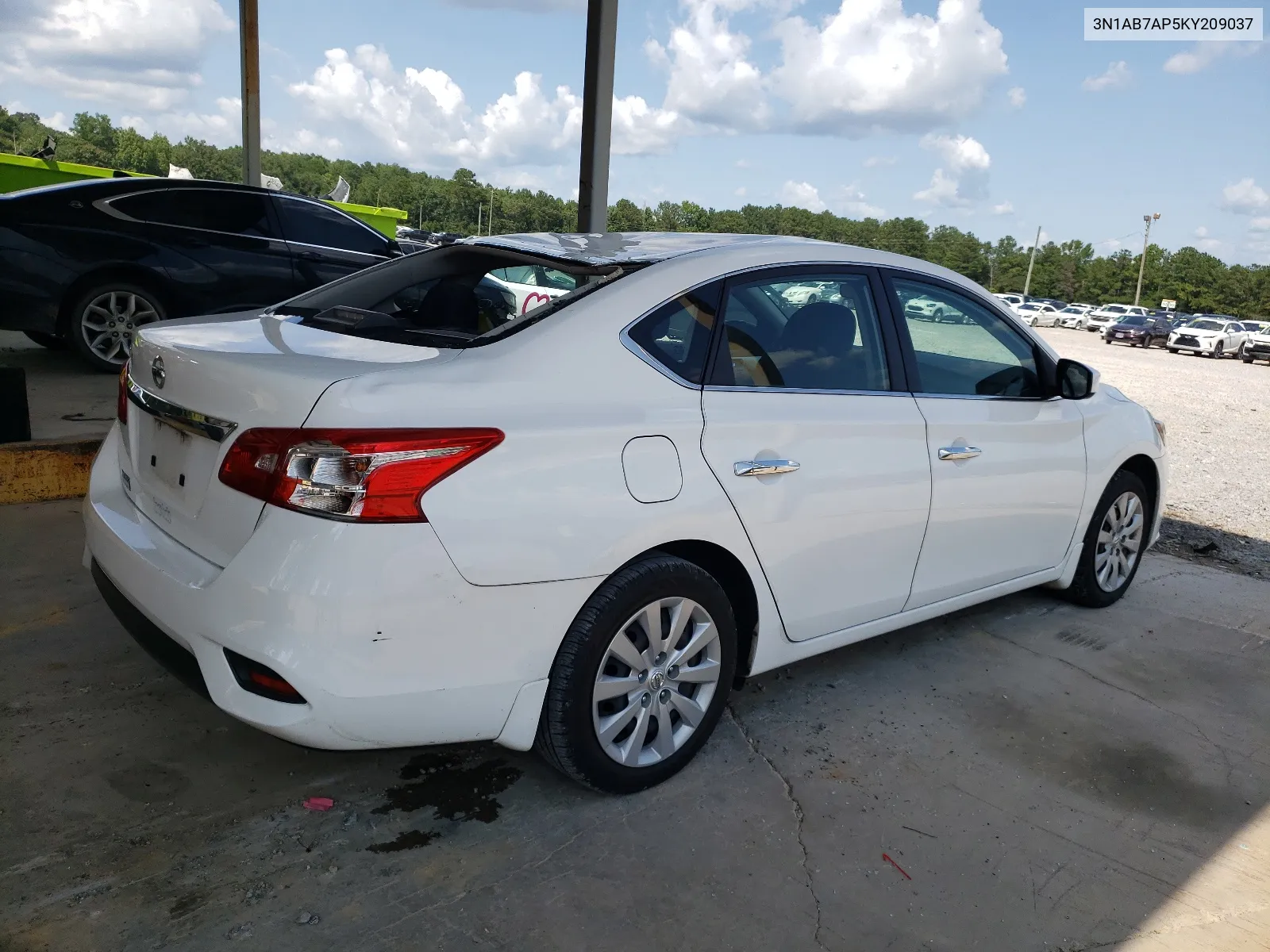 2019 Nissan Sentra S VIN: 3N1AB7AP5KY209037 Lot: 65795344