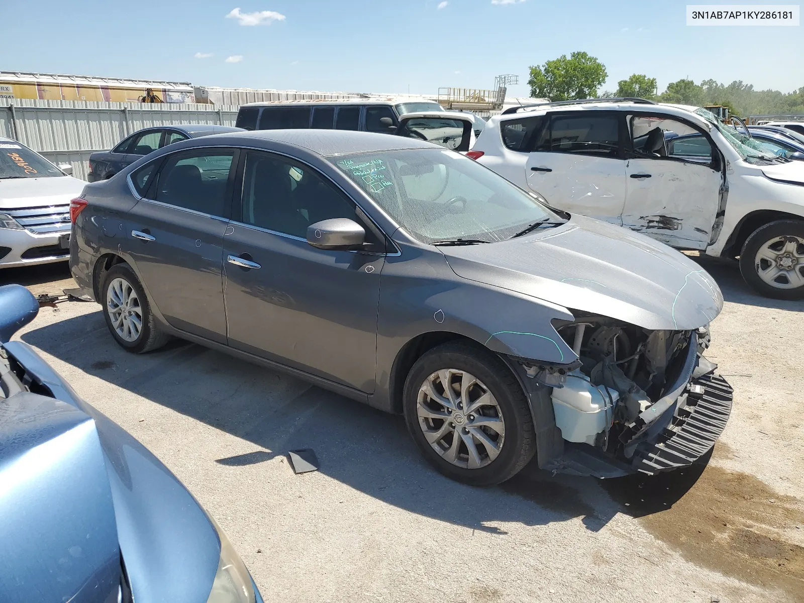 3N1AB7AP1KY286181 2019 Nissan Sentra S