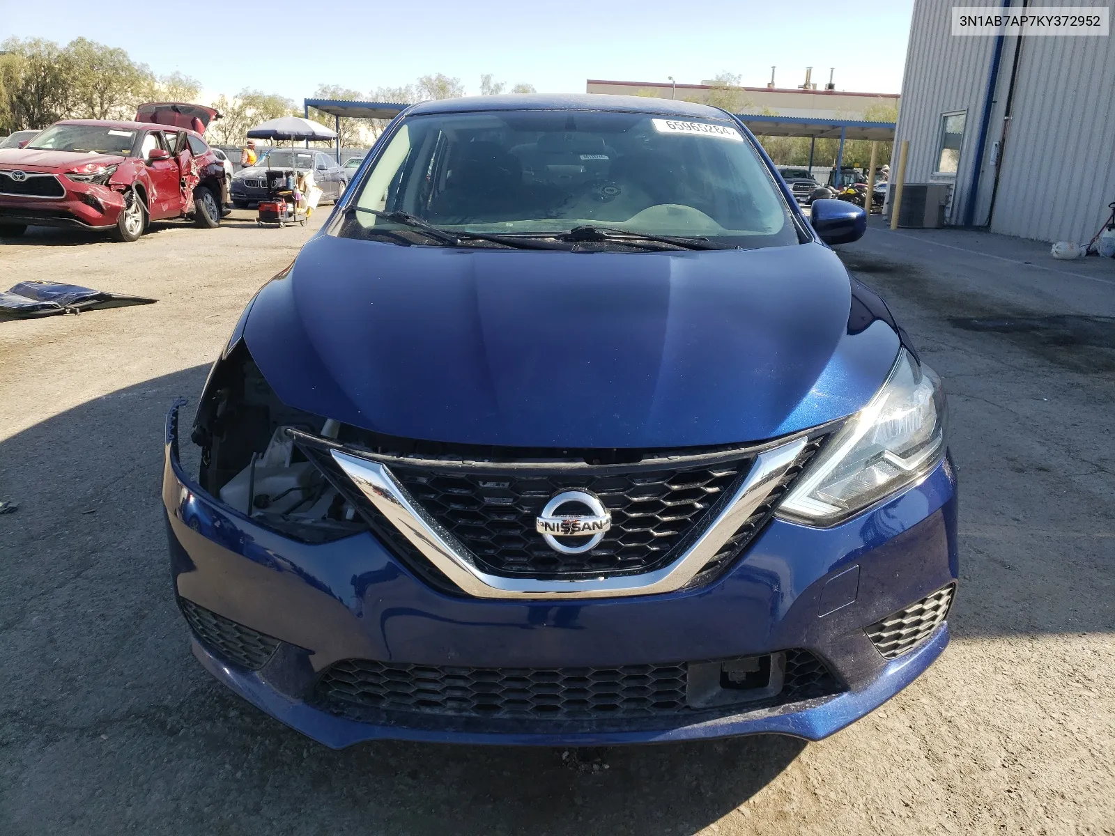 2019 Nissan Sentra S VIN: 3N1AB7AP7KY372952 Lot: 65965284