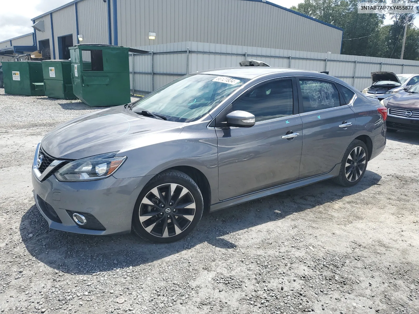 2019 Nissan Sentra S VIN: 3N1AB7AP7KY455877 Lot: 66121834