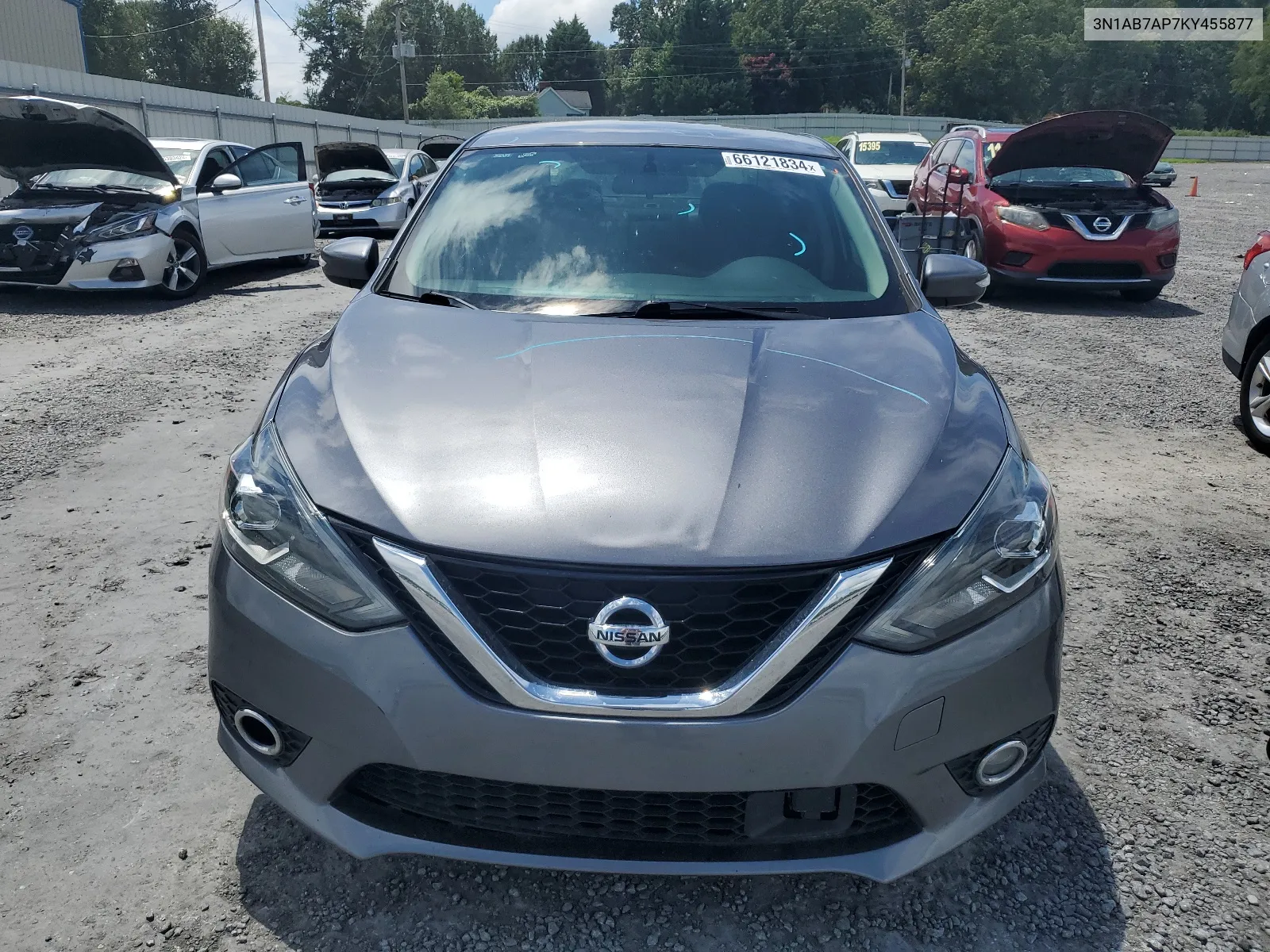 2019 Nissan Sentra S VIN: 3N1AB7AP7KY455877 Lot: 66121834