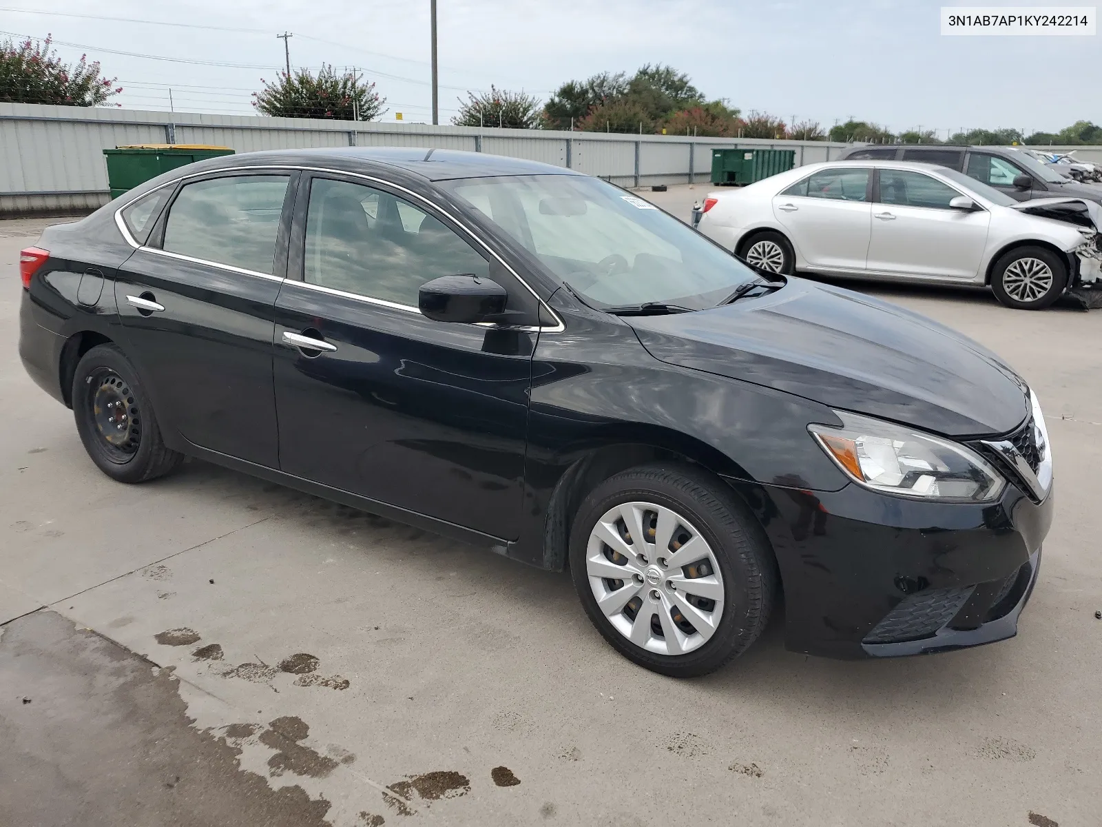 3N1AB7AP1KY242214 2019 Nissan Sentra S