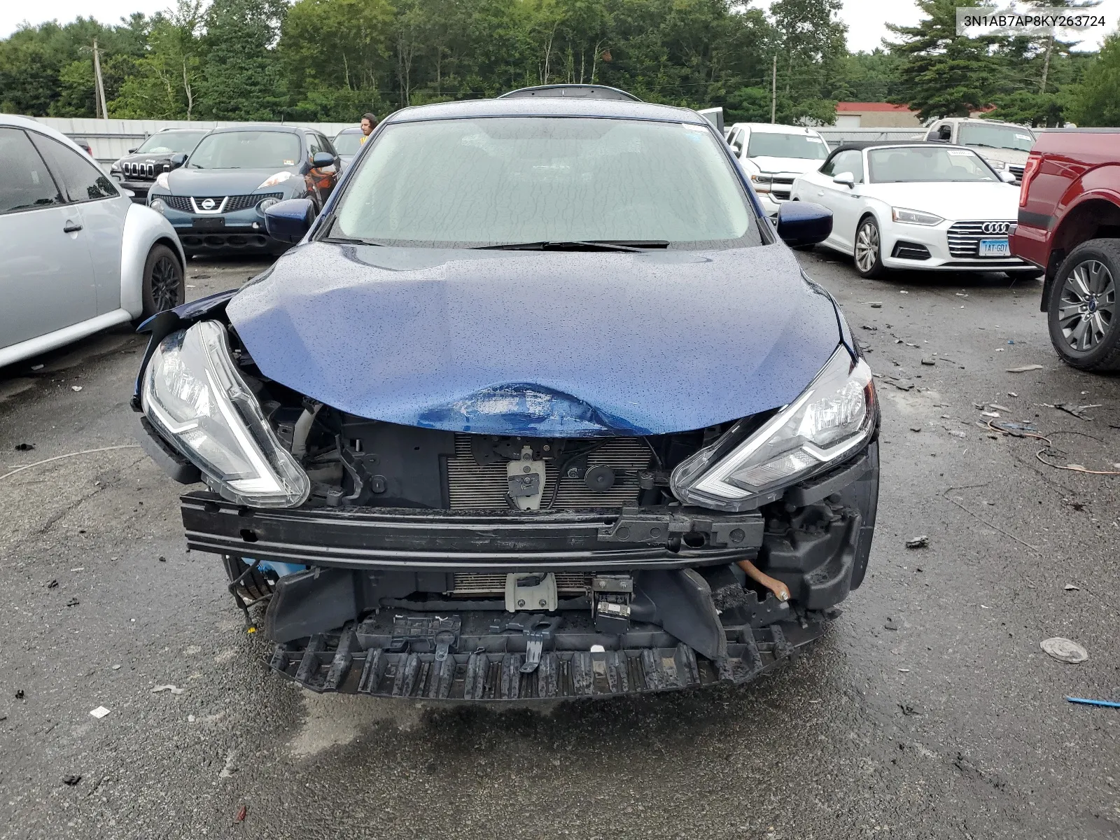 2019 Nissan Sentra S VIN: 3N1AB7AP8KY263724 Lot: 66274014