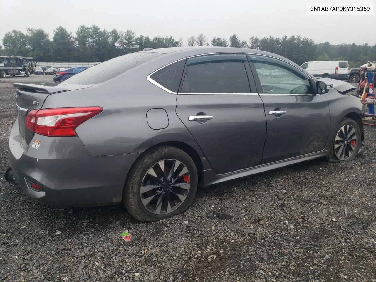 2019 Nissan Sentra S VIN: 3N1AB7AP9KY315359 Lot: 66291254