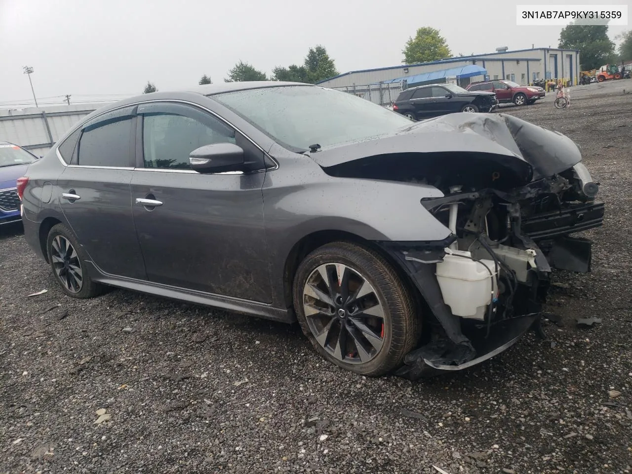 2019 Nissan Sentra S VIN: 3N1AB7AP9KY315359 Lot: 66291254