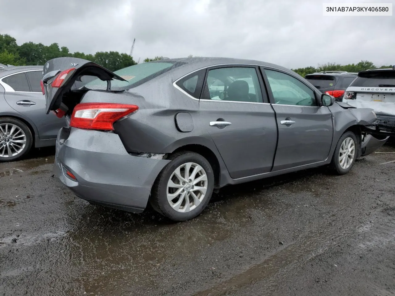 3N1AB7AP3KY406580 2019 Nissan Sentra S