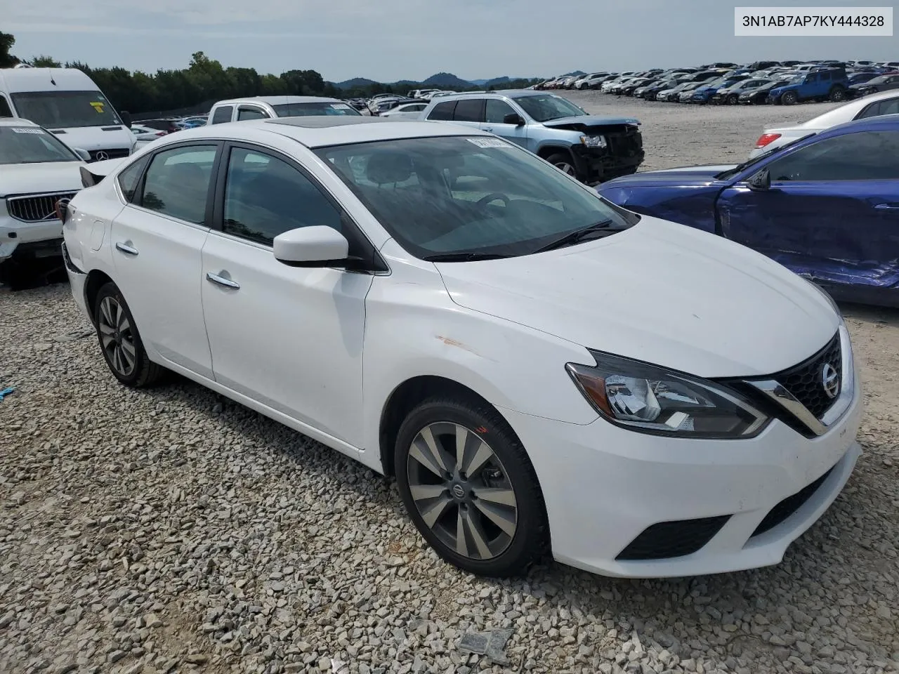 2019 Nissan Sentra S VIN: 3N1AB7AP7KY444328 Lot: 66718604