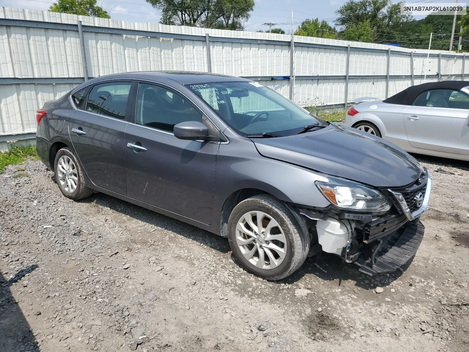 2019 Nissan Sentra S VIN: 3N1AB7AP2KL610039 Lot: 66837814