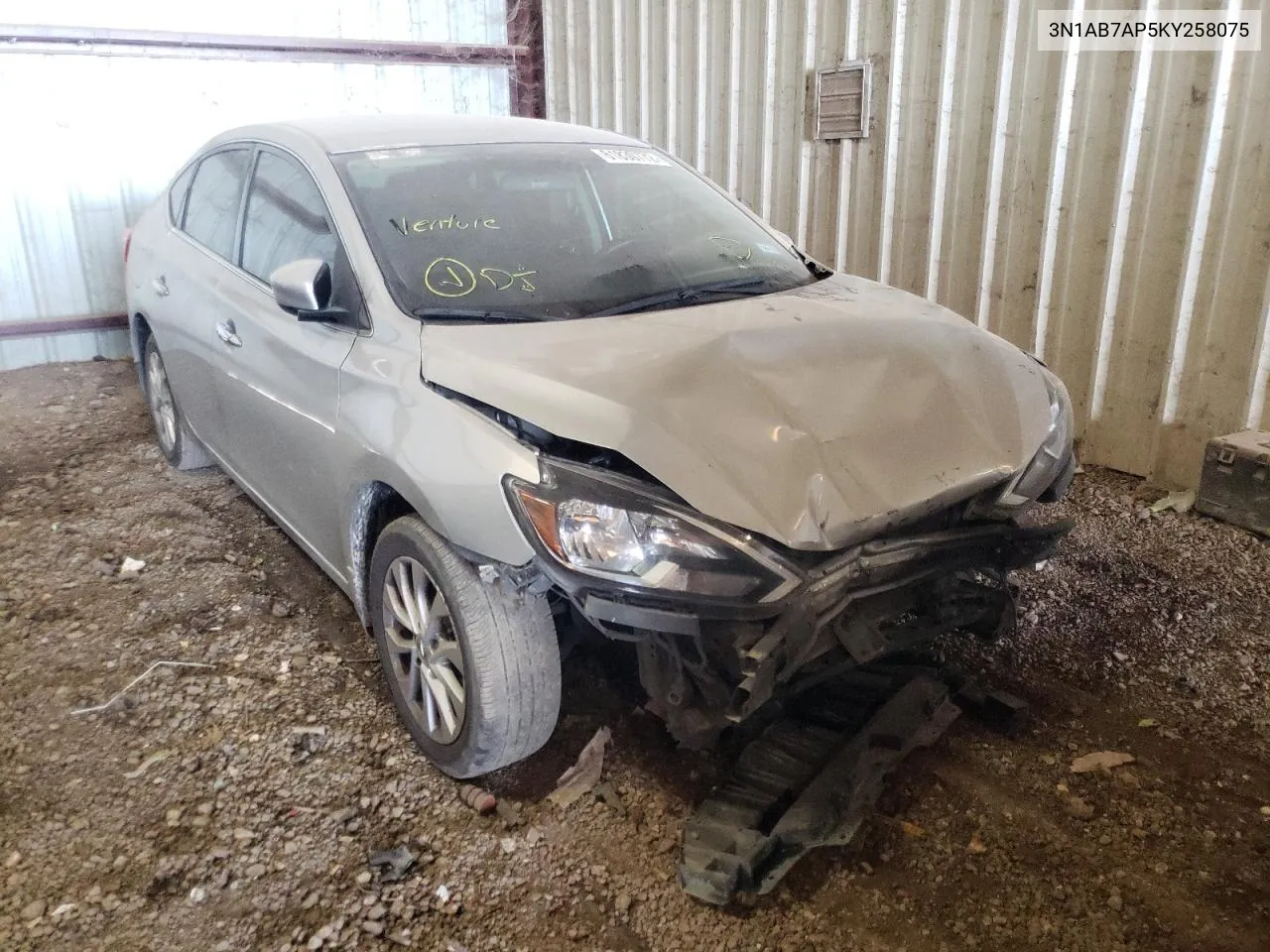 3N1AB7AP5KY258075 2019 Nissan Sentra S