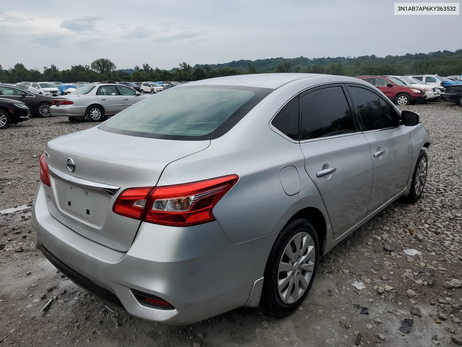 3N1AB7AP6KY363532 2019 Nissan Sentra S