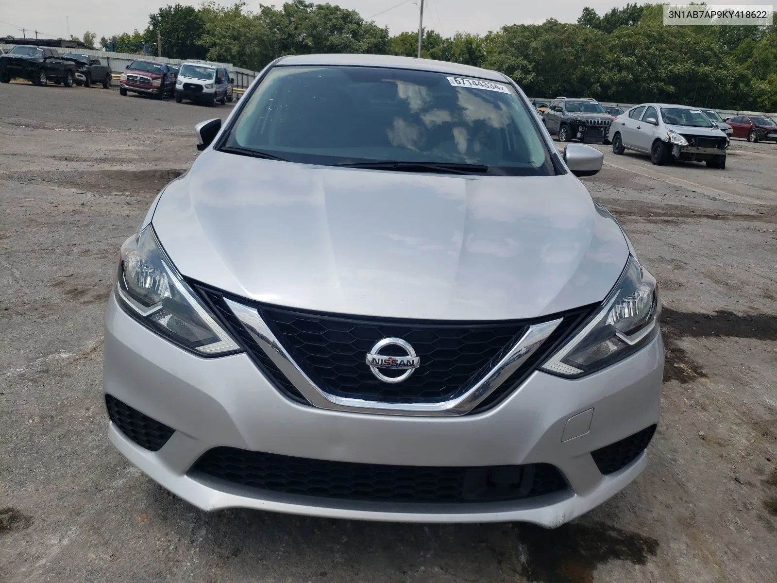 3N1AB7AP9KY418622 2019 Nissan Sentra S