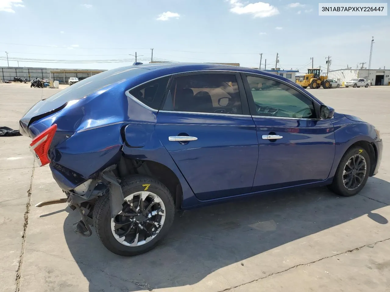 2019 Nissan Sentra S VIN: 3N1AB7APXKY226447 Lot: 67207094