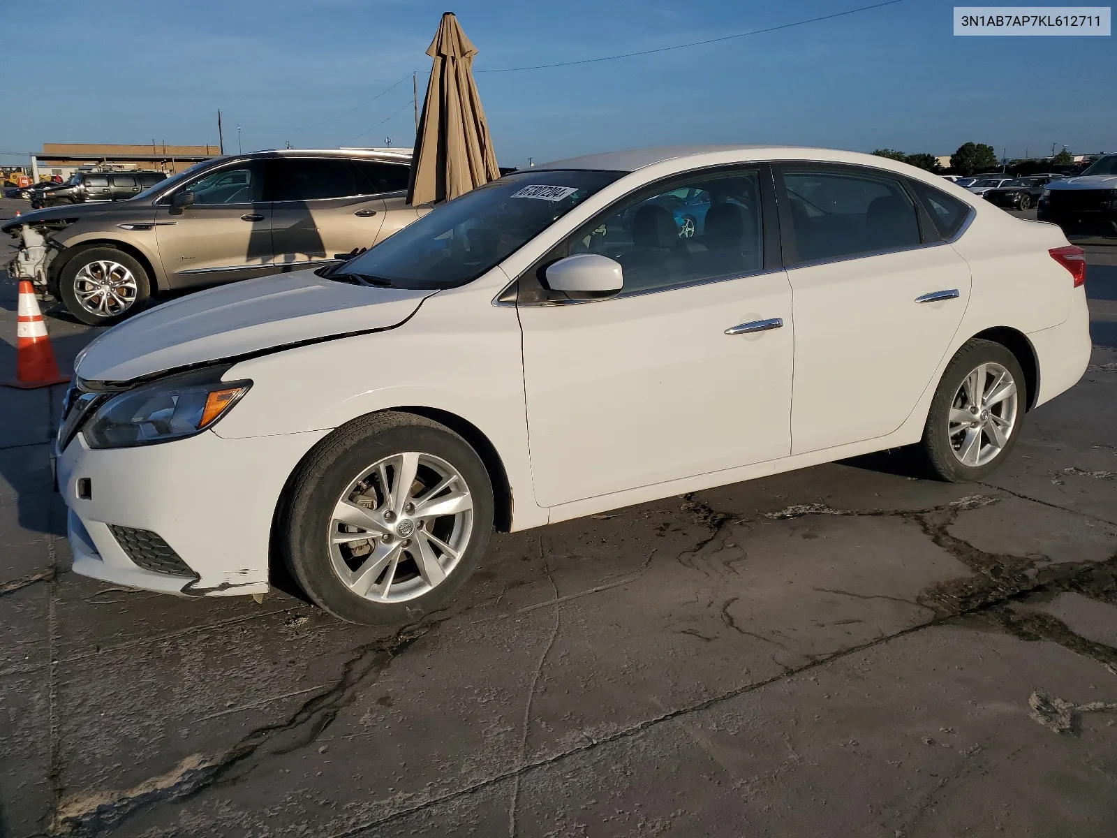 2019 Nissan Sentra S VIN: 3N1AB7AP7KL612711 Lot: 67307204