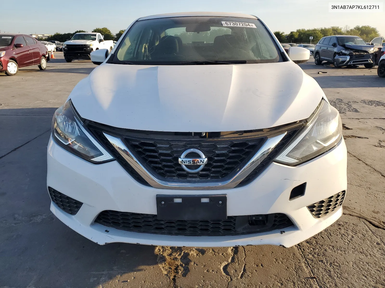 2019 Nissan Sentra S VIN: 3N1AB7AP7KL612711 Lot: 67307204