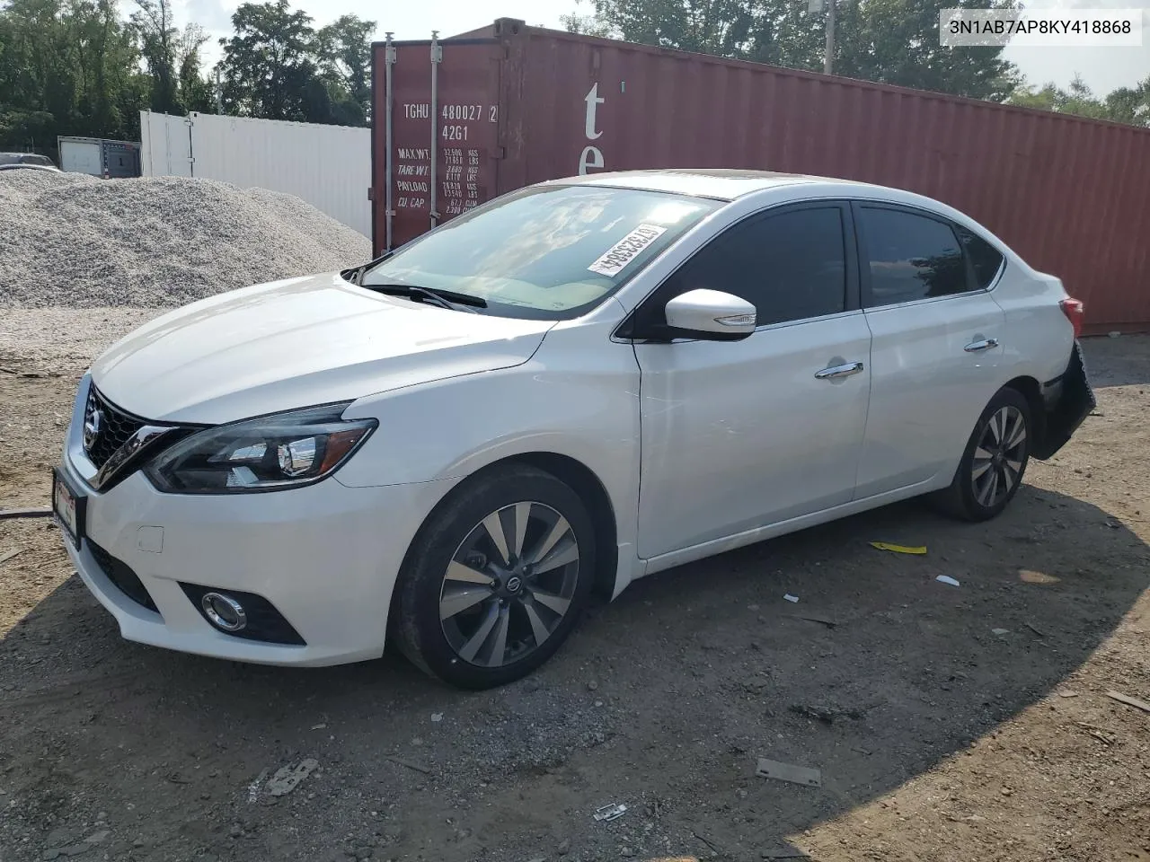 2019 Nissan Sentra S VIN: 3N1AB7AP8KY418868 Lot: 67323384