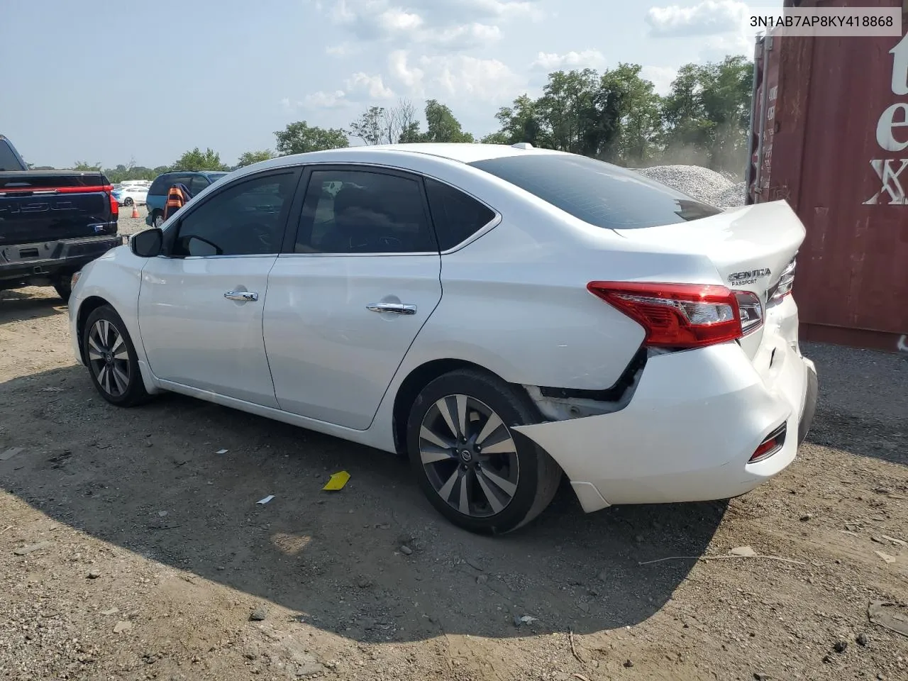 2019 Nissan Sentra S VIN: 3N1AB7AP8KY418868 Lot: 67323384