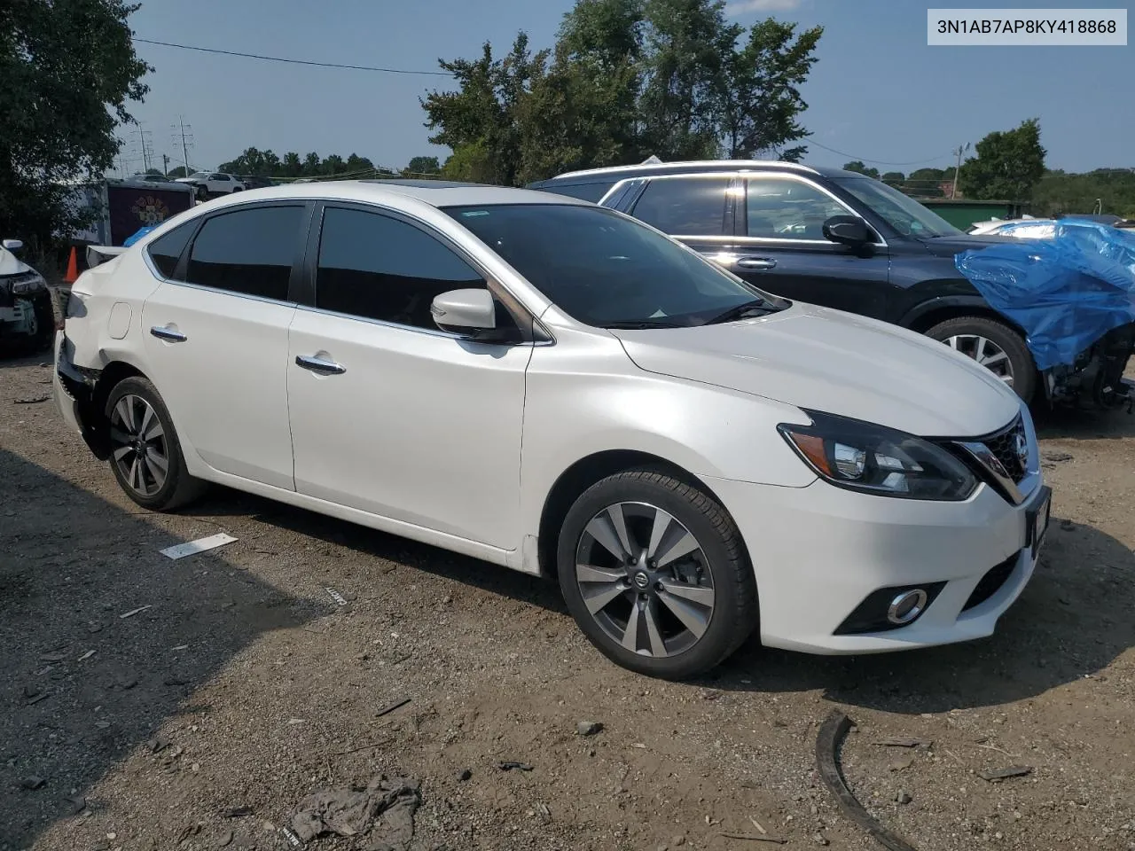 2019 Nissan Sentra S VIN: 3N1AB7AP8KY418868 Lot: 67323384