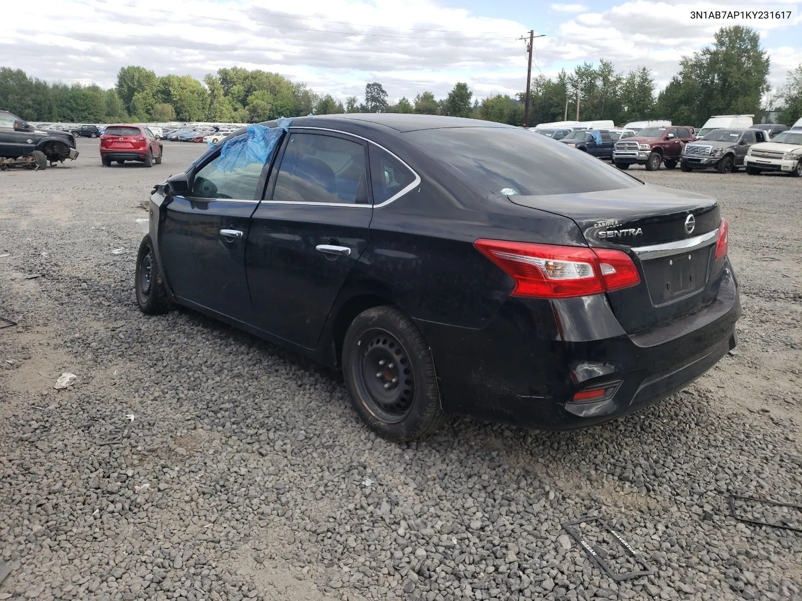 3N1AB7AP1KY231617 2019 Nissan Sentra S