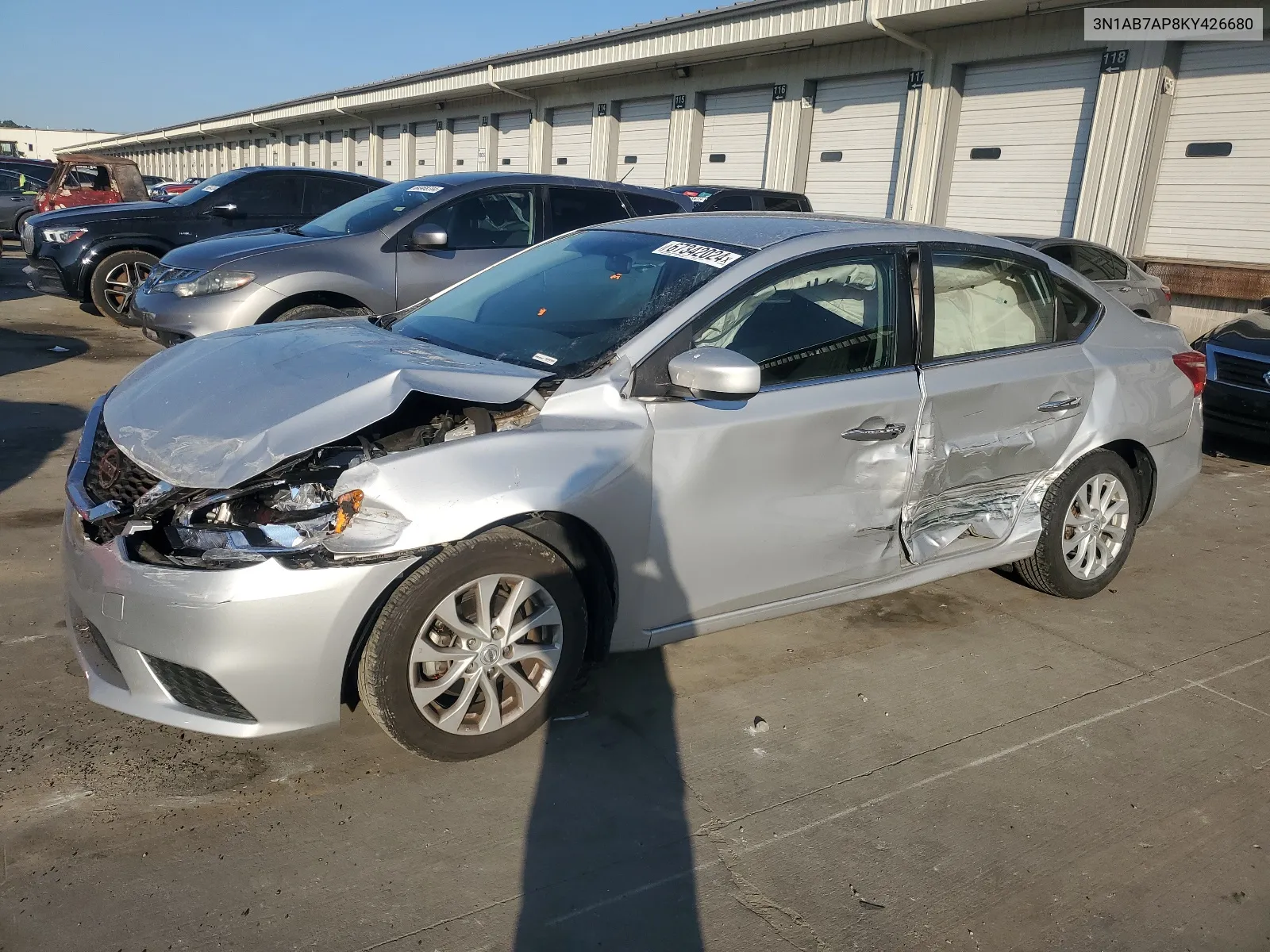 2019 Nissan Sentra S VIN: 3N1AB7AP8KY426680 Lot: 67342024