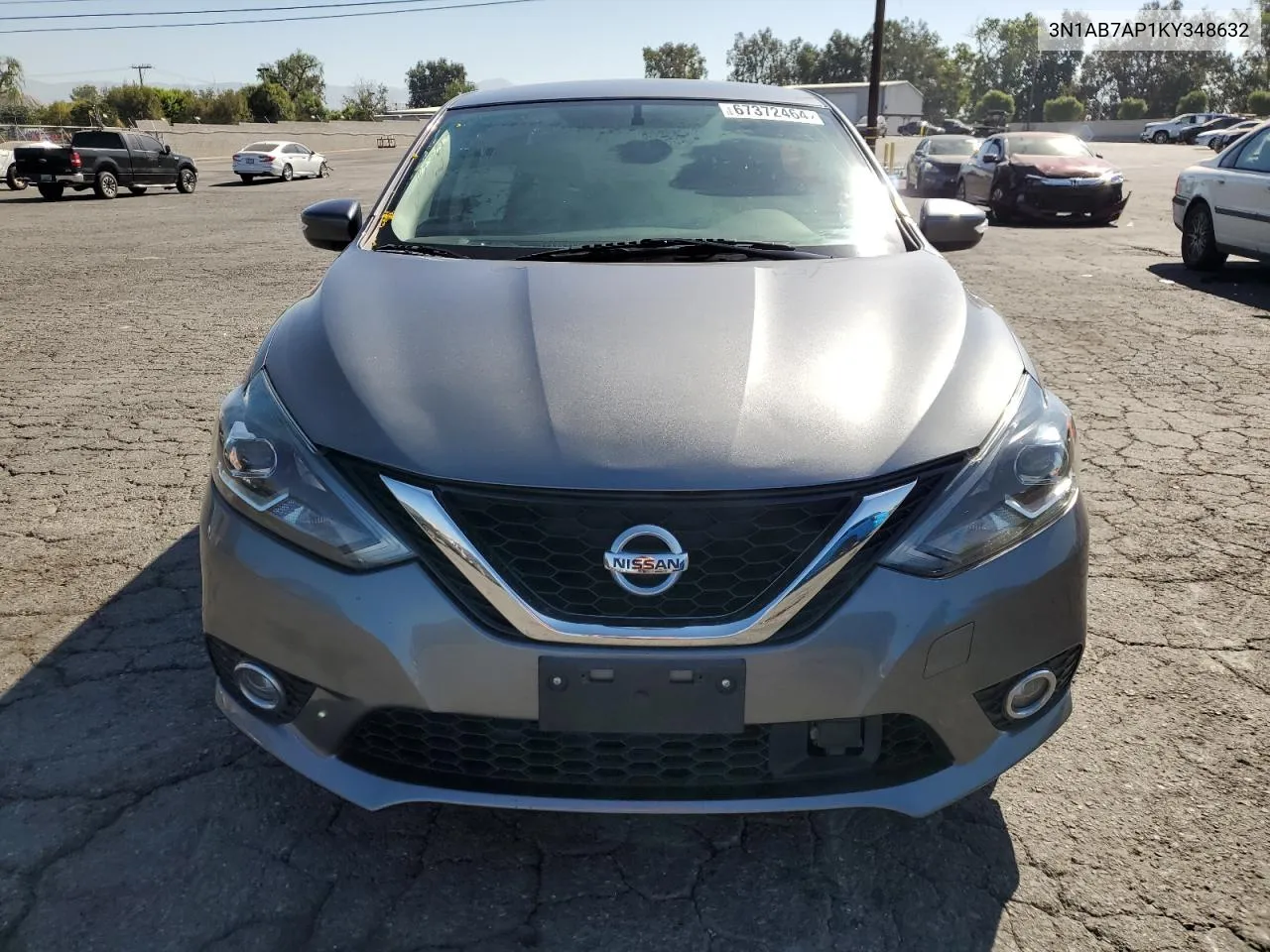 2019 Nissan Sentra S VIN: 3N1AB7AP1KY348632 Lot: 67372464