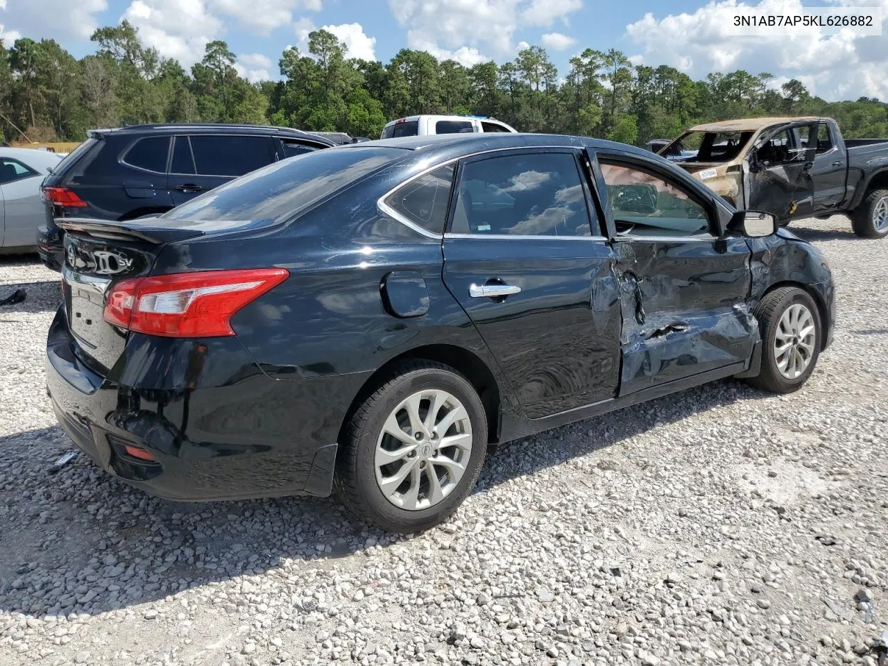 2019 Nissan Sentra S VIN: 3N1AB7AP5KL626882 Lot: 67414094