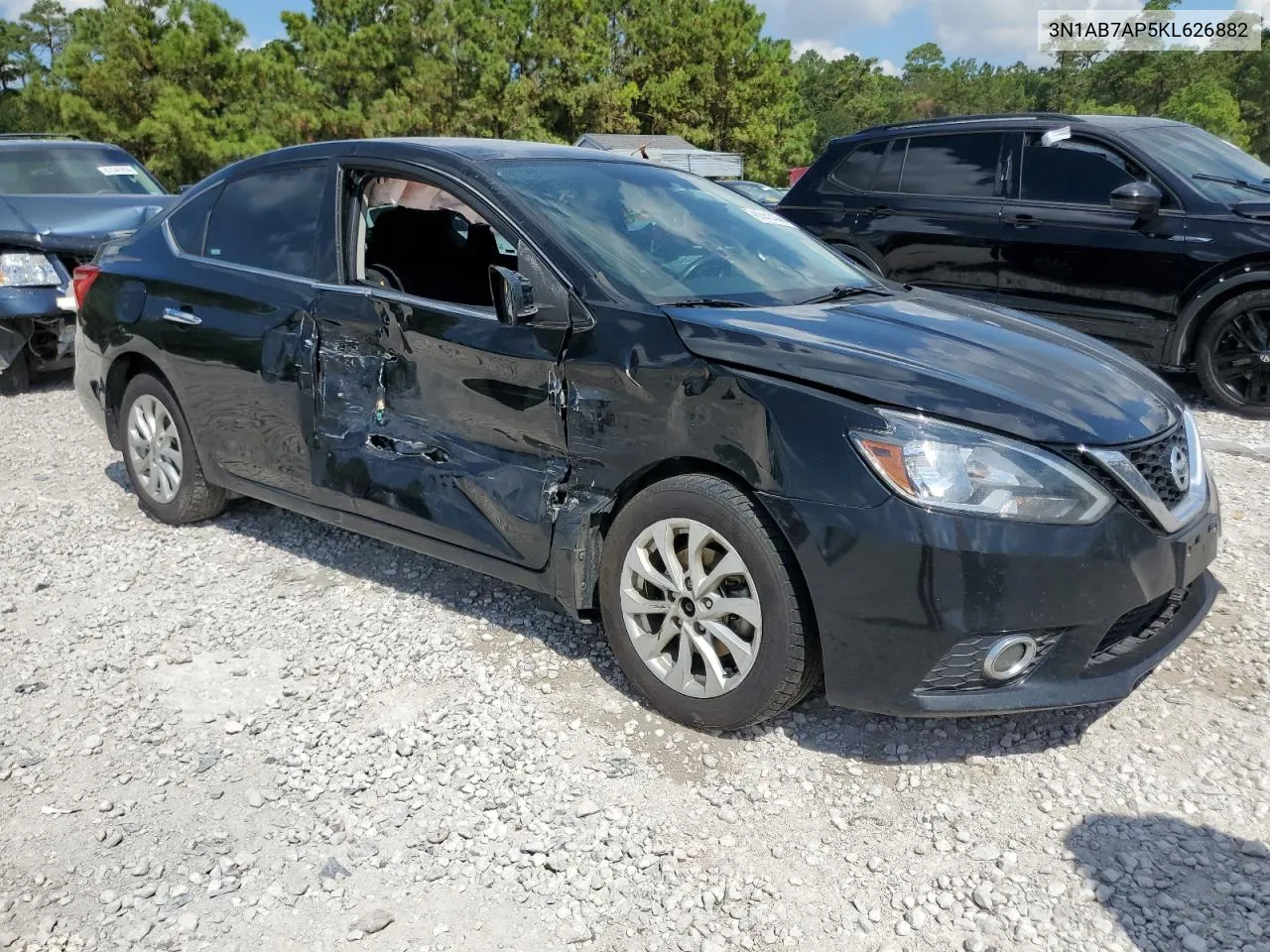 2019 Nissan Sentra S VIN: 3N1AB7AP5KL626882 Lot: 67414094