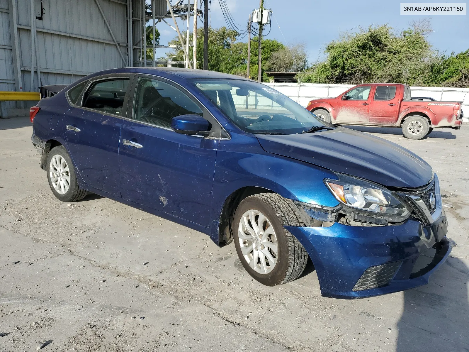 2019 Nissan Sentra S VIN: 3N1AB7AP6KY221150 Lot: 67416304