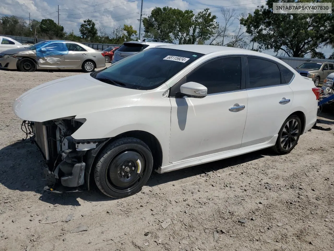 3N1AB7AP5KY407830 2019 Nissan Sentra S