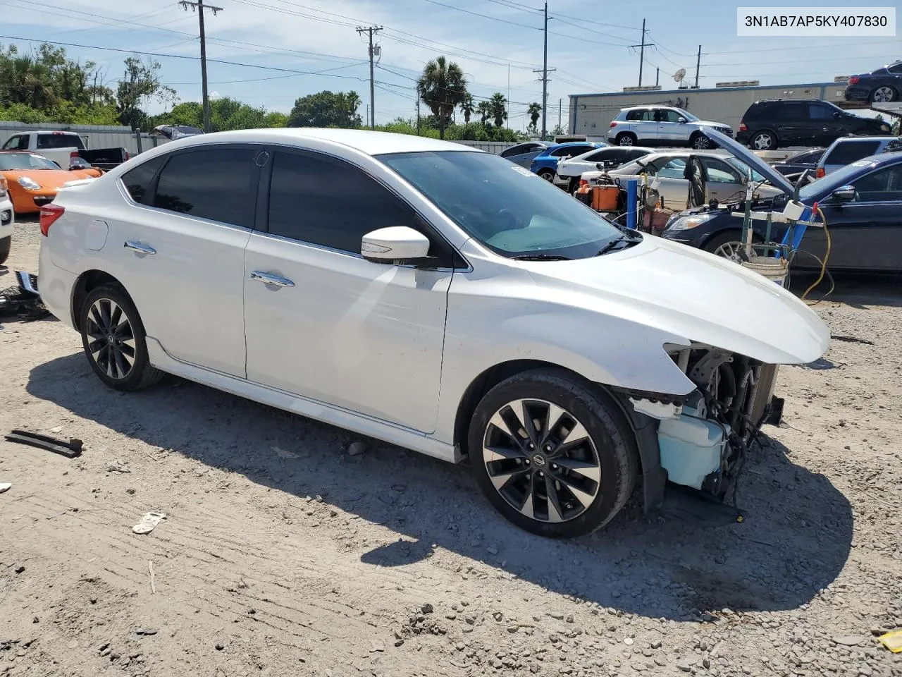 2019 Nissan Sentra S VIN: 3N1AB7AP5KY407830 Lot: 68115924