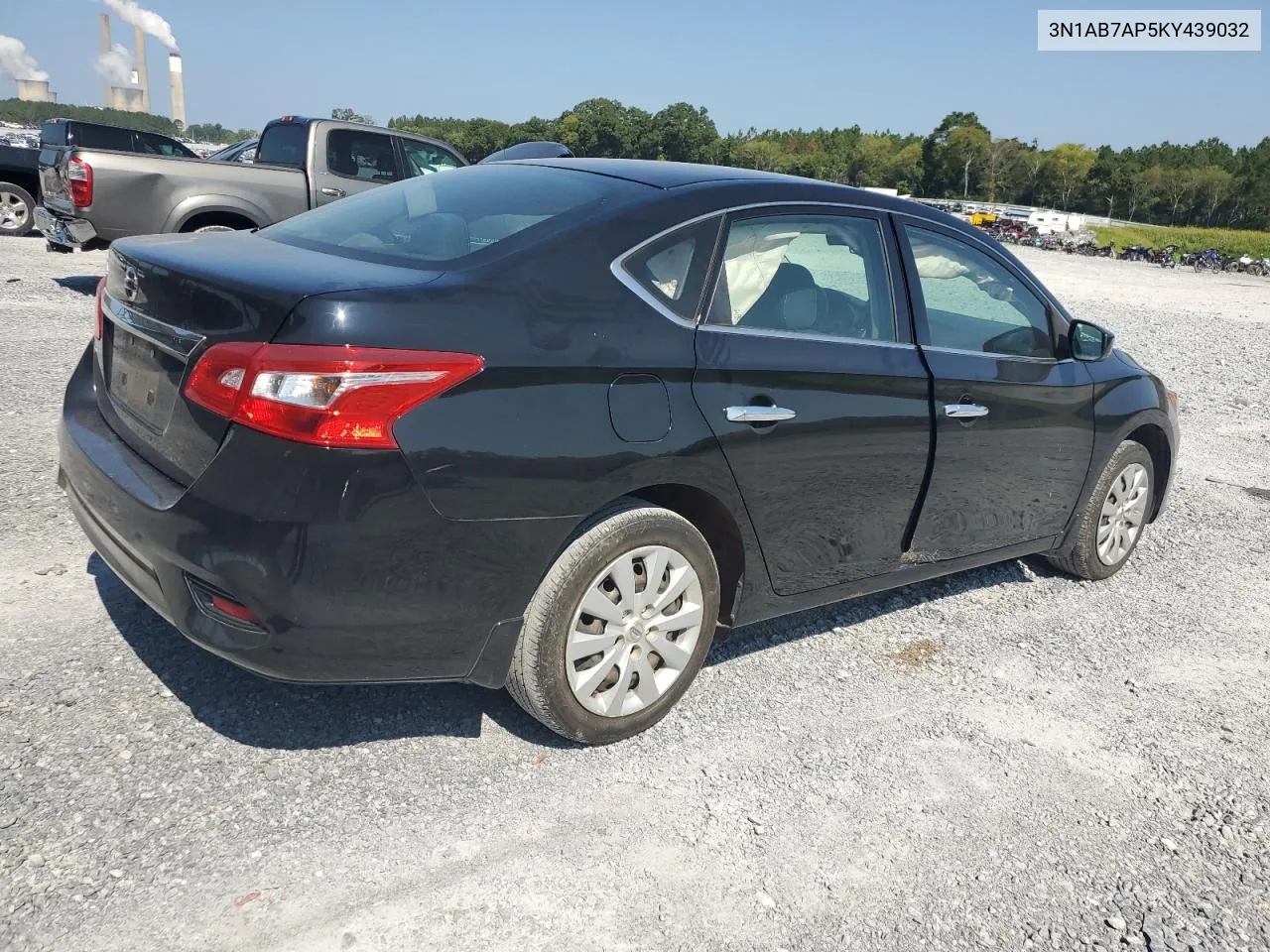 2019 Nissan Sentra S VIN: 3N1AB7AP5KY439032 Lot: 68298254