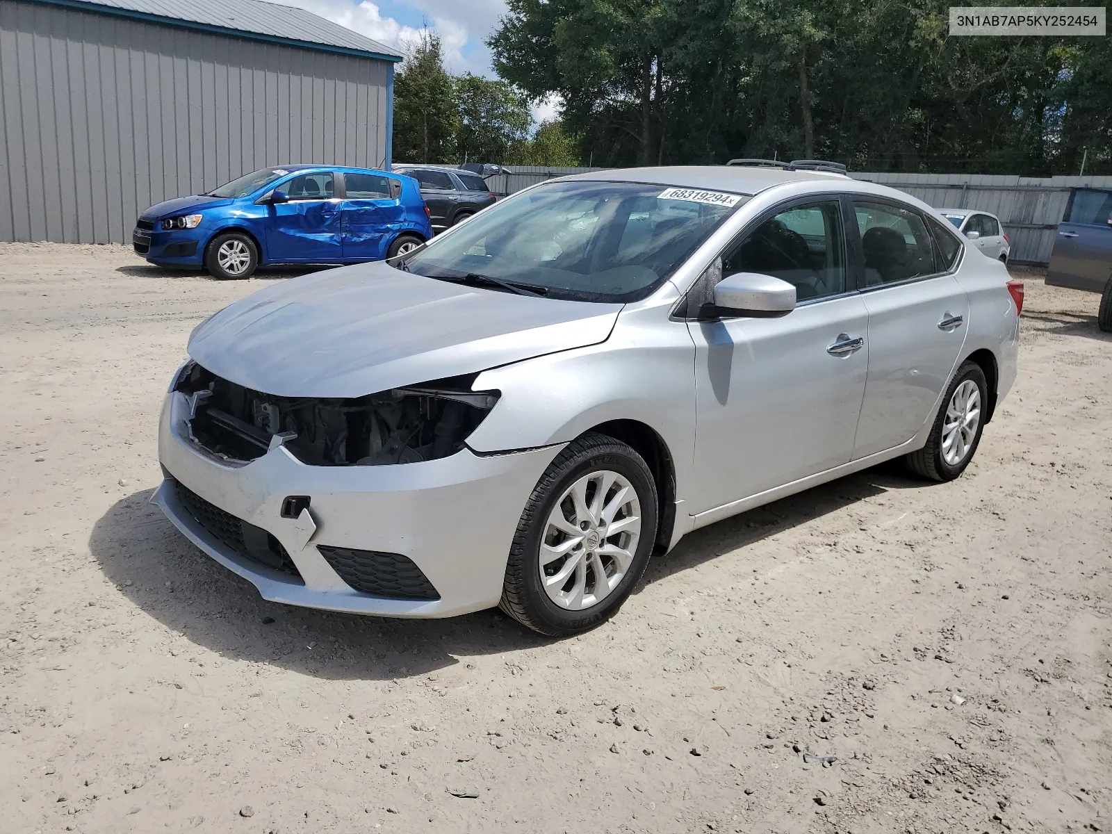 3N1AB7AP5KY252454 2019 Nissan Sentra S