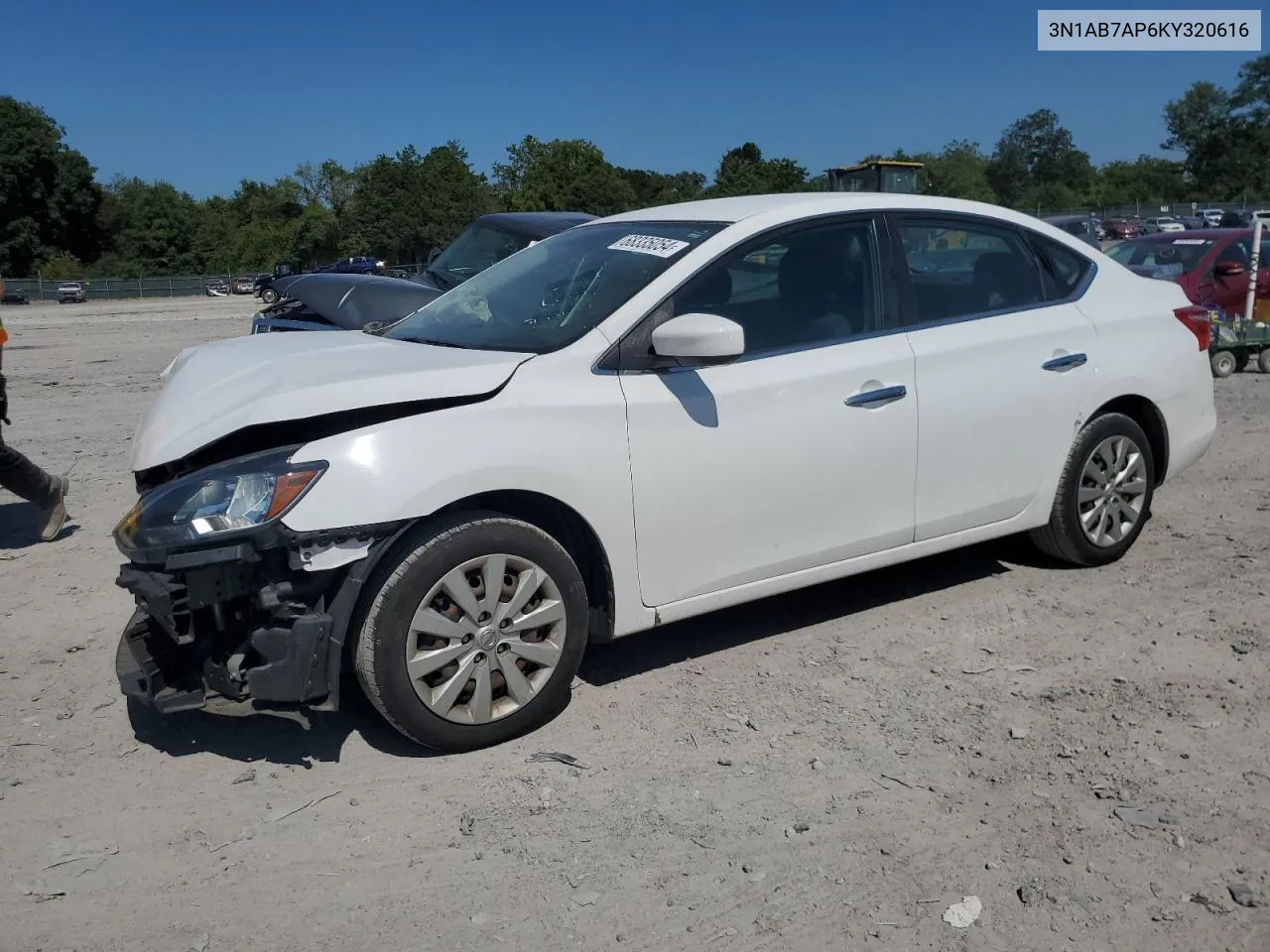 3N1AB7AP6KY320616 2019 Nissan Sentra S