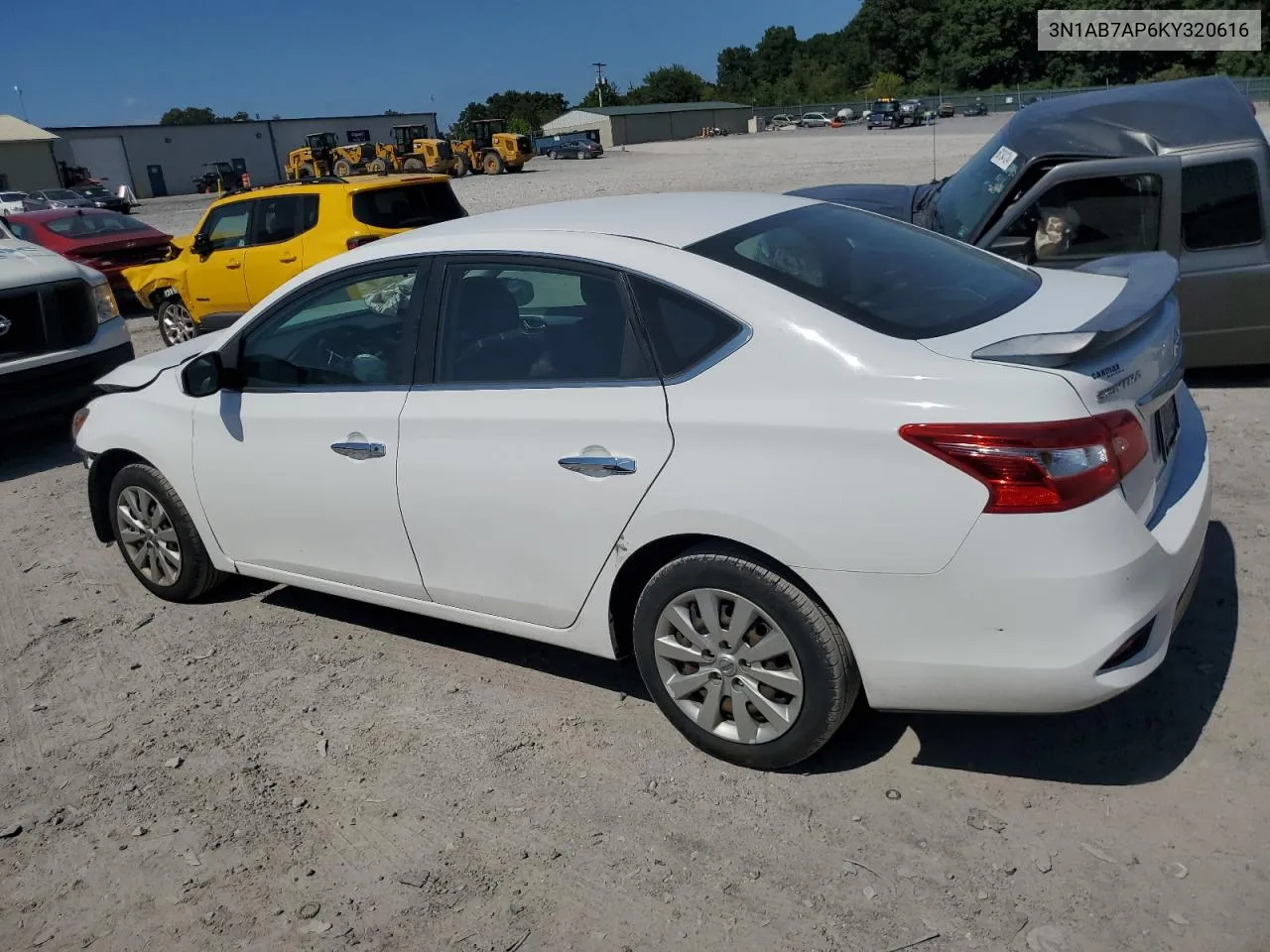 2019 Nissan Sentra S VIN: 3N1AB7AP6KY320616 Lot: 68335054