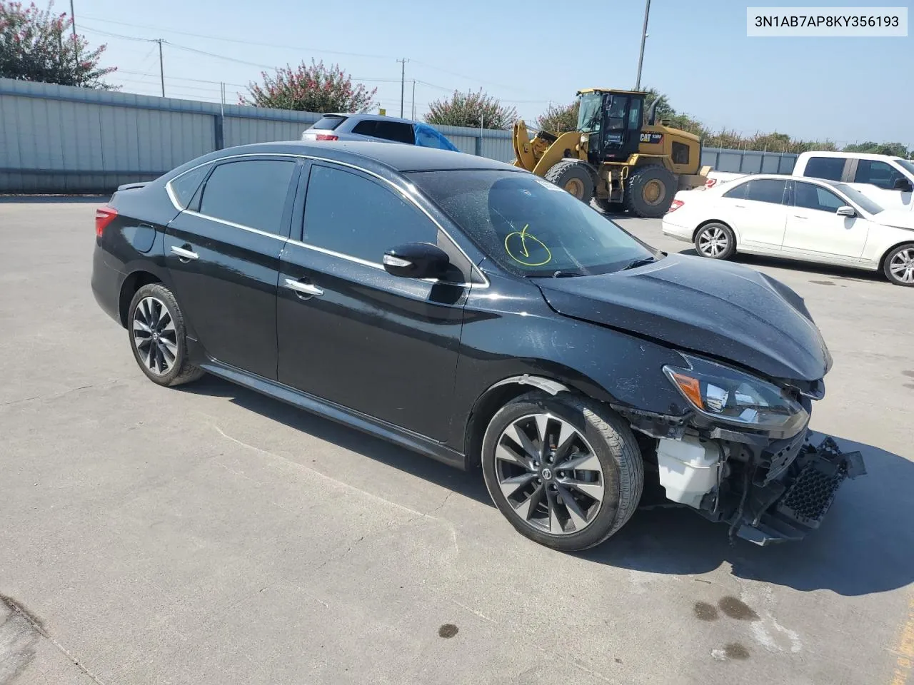 2019 Nissan Sentra S VIN: 3N1AB7AP8KY356193 Lot: 68505044