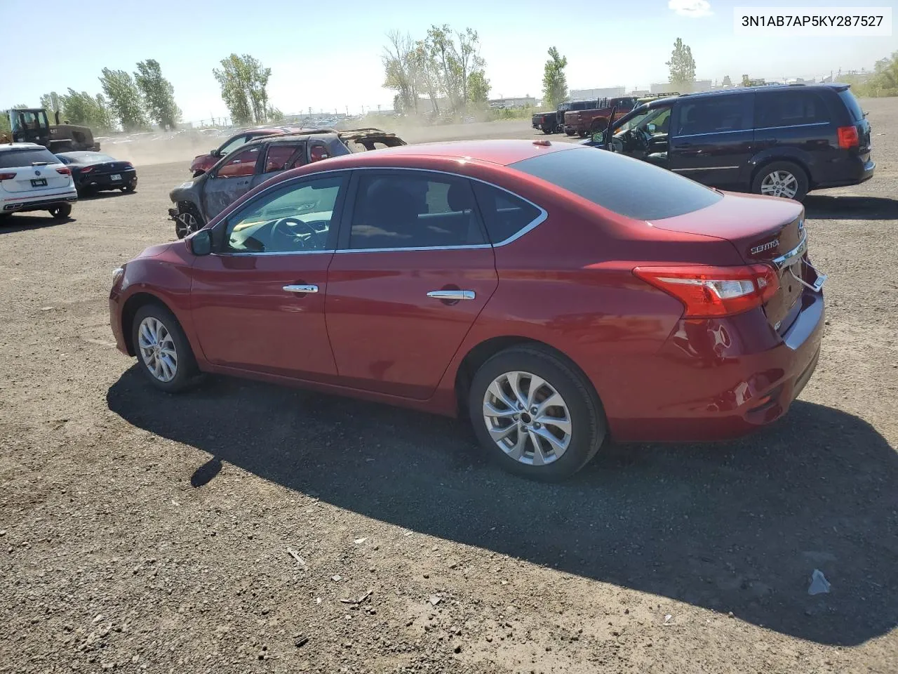 3N1AB7AP5KY287527 2019 Nissan Sentra S