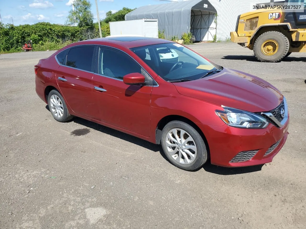 3N1AB7AP5KY287527 2019 Nissan Sentra S